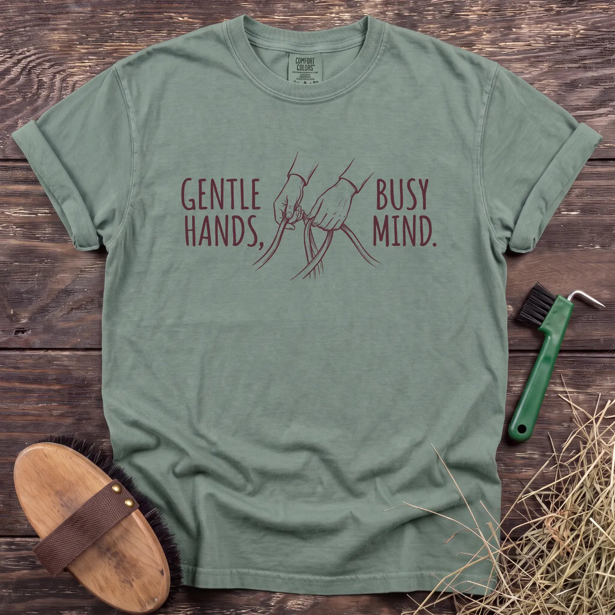 Gentle Hands T-Shirt in Bay [color: Bay]