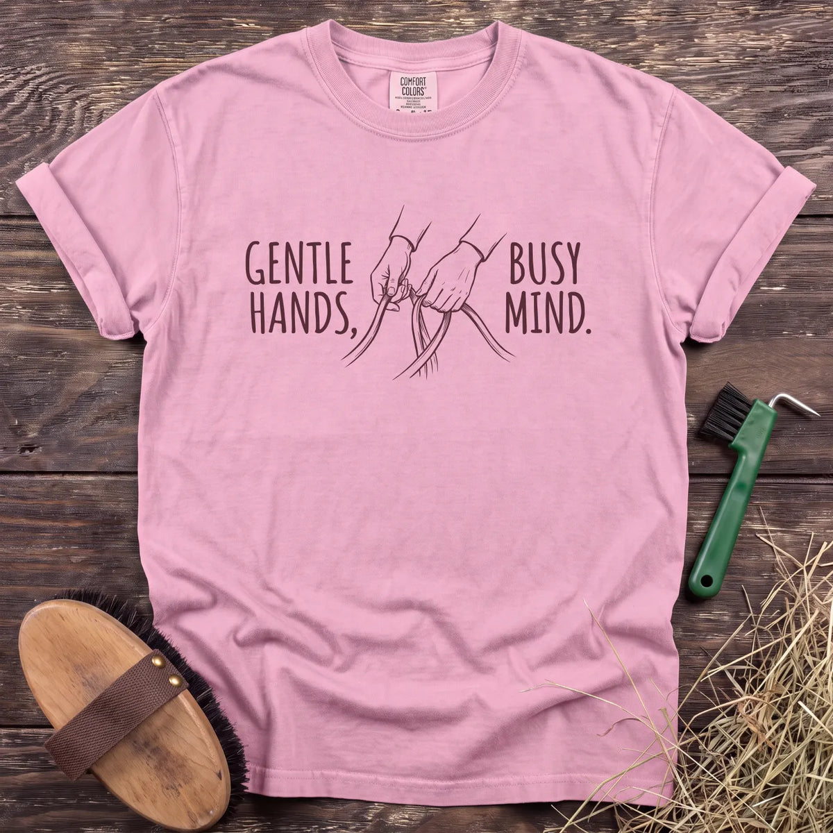 Gentle Hands T-Shirt in Blossom [color: Blossom]