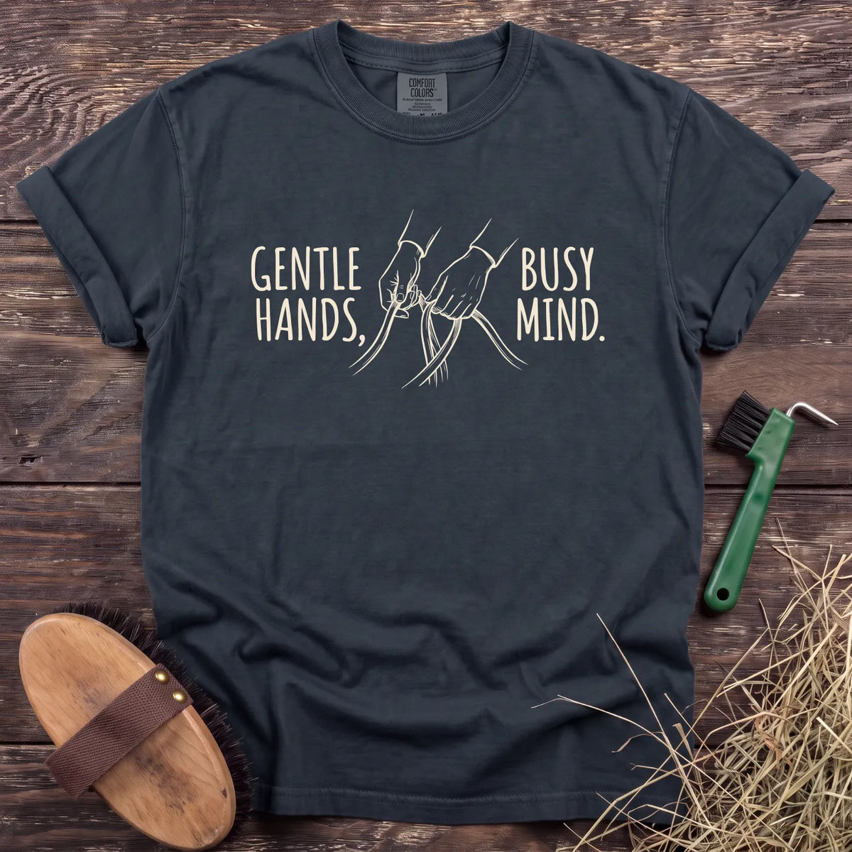 Gentle Hands T-Shirt in Graphite [color: Graphite]