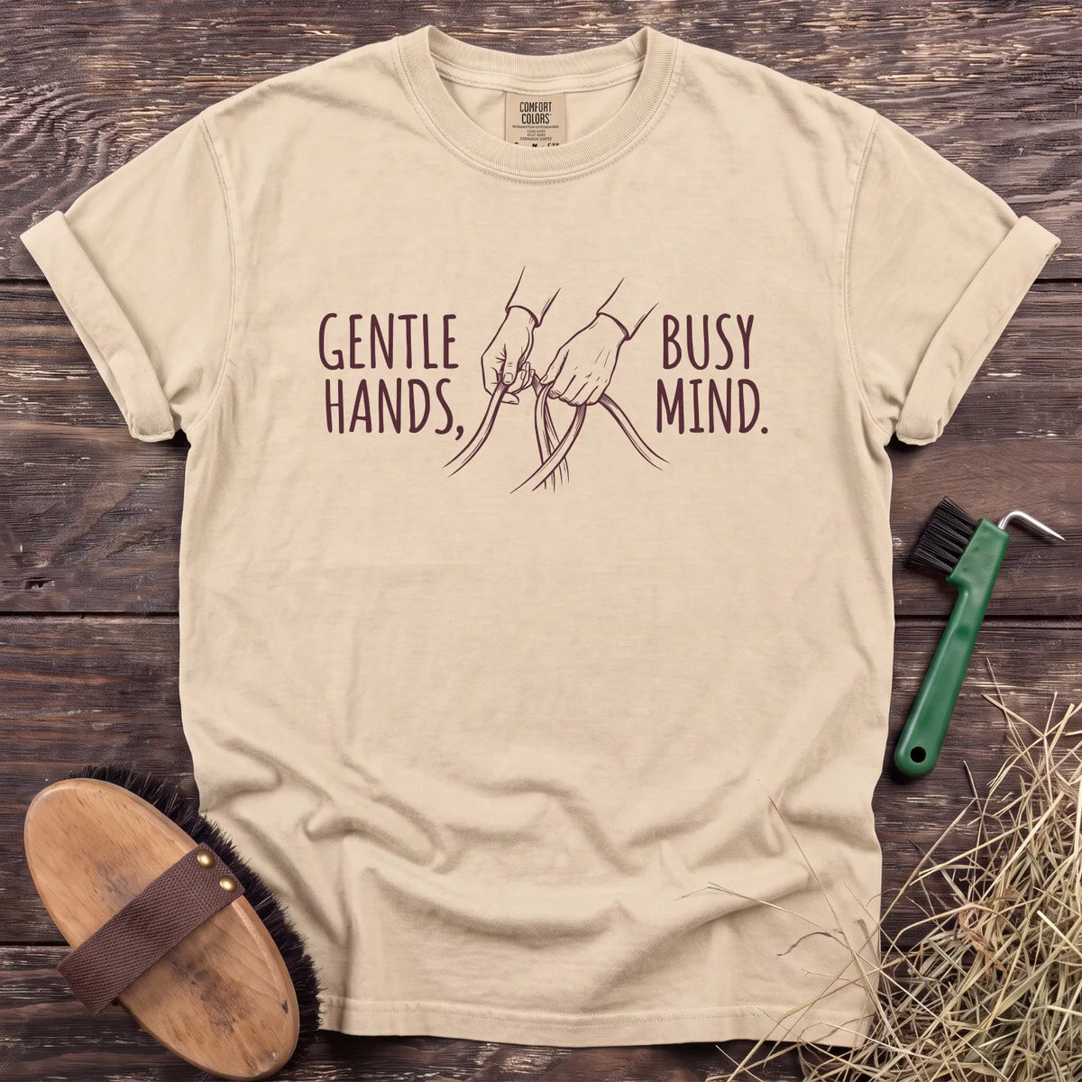 Gentle Hands T-Shirt in Ivory [color: Ivory]