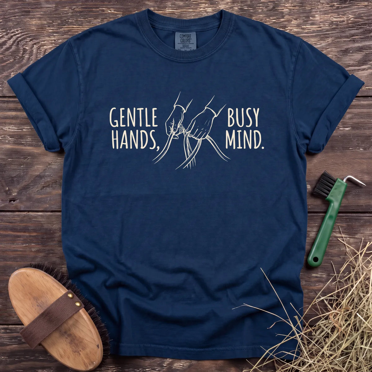Gentle Hands T-Shirt in Navy [color: Navy]