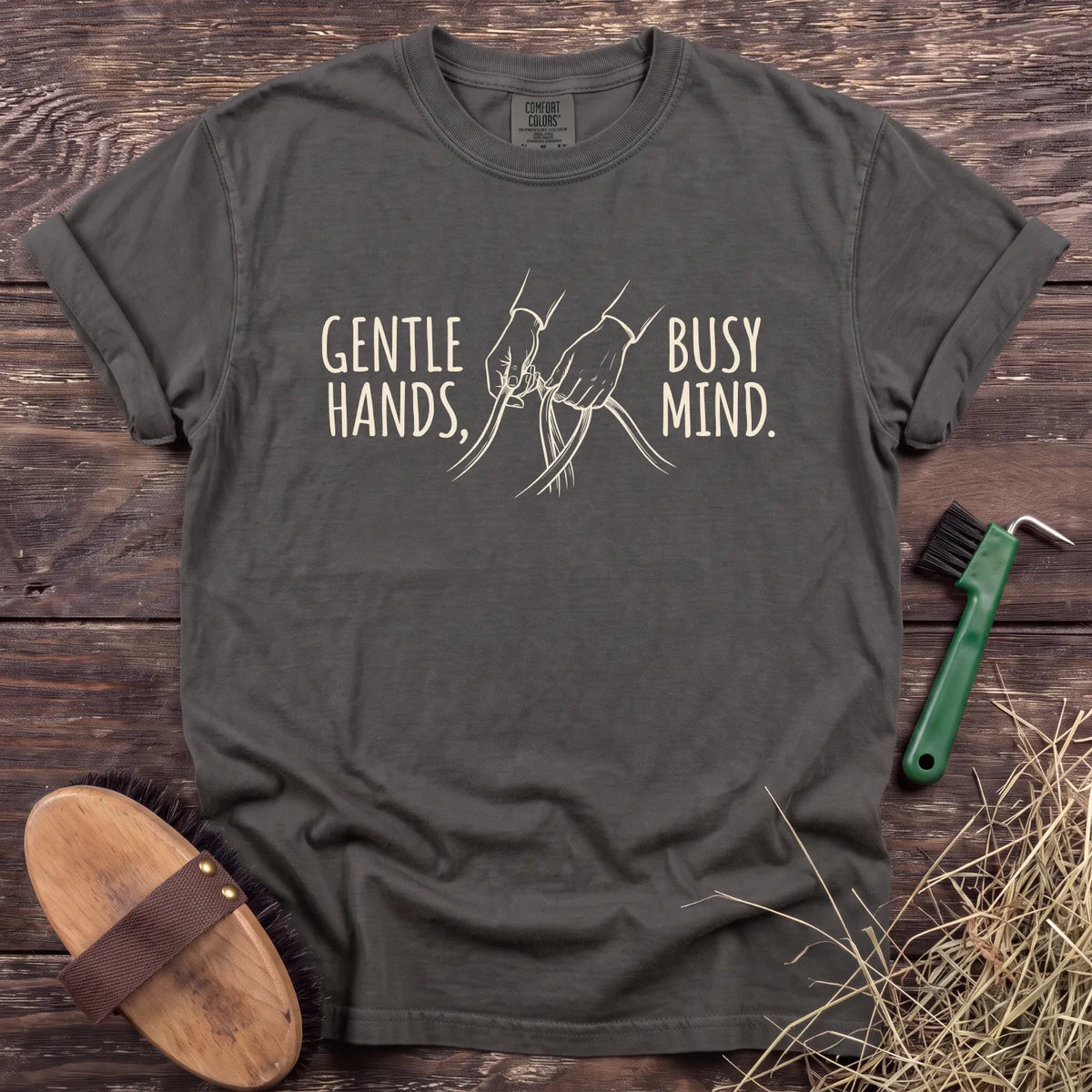 Gentle Hands T-Shirt in Pepper [color: Pepper]