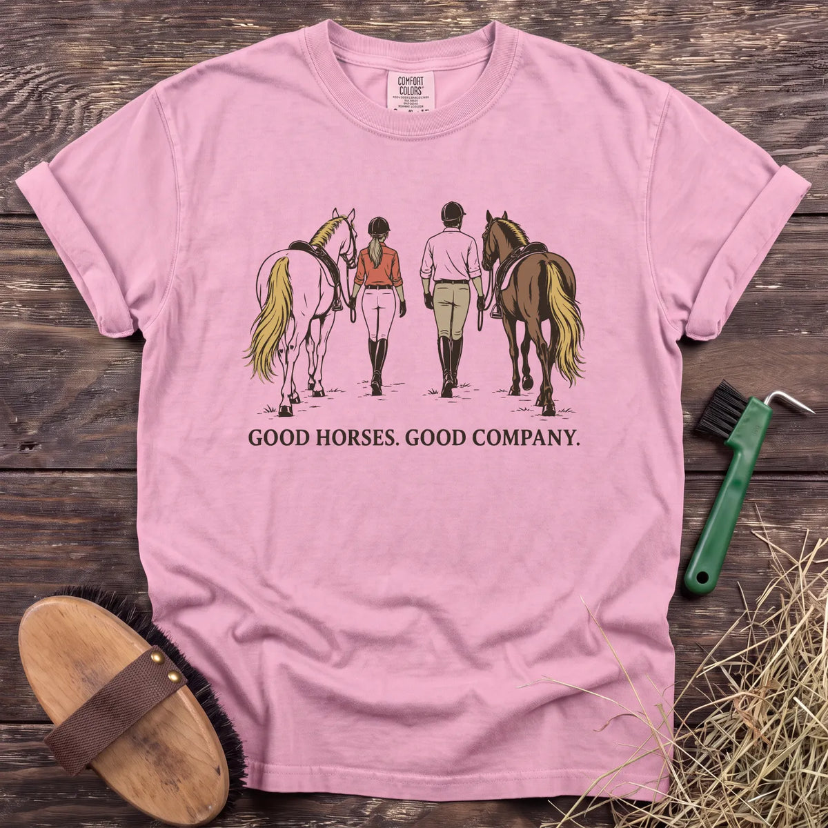 Good Company T-Shirt in Blossom [color: Blossom]