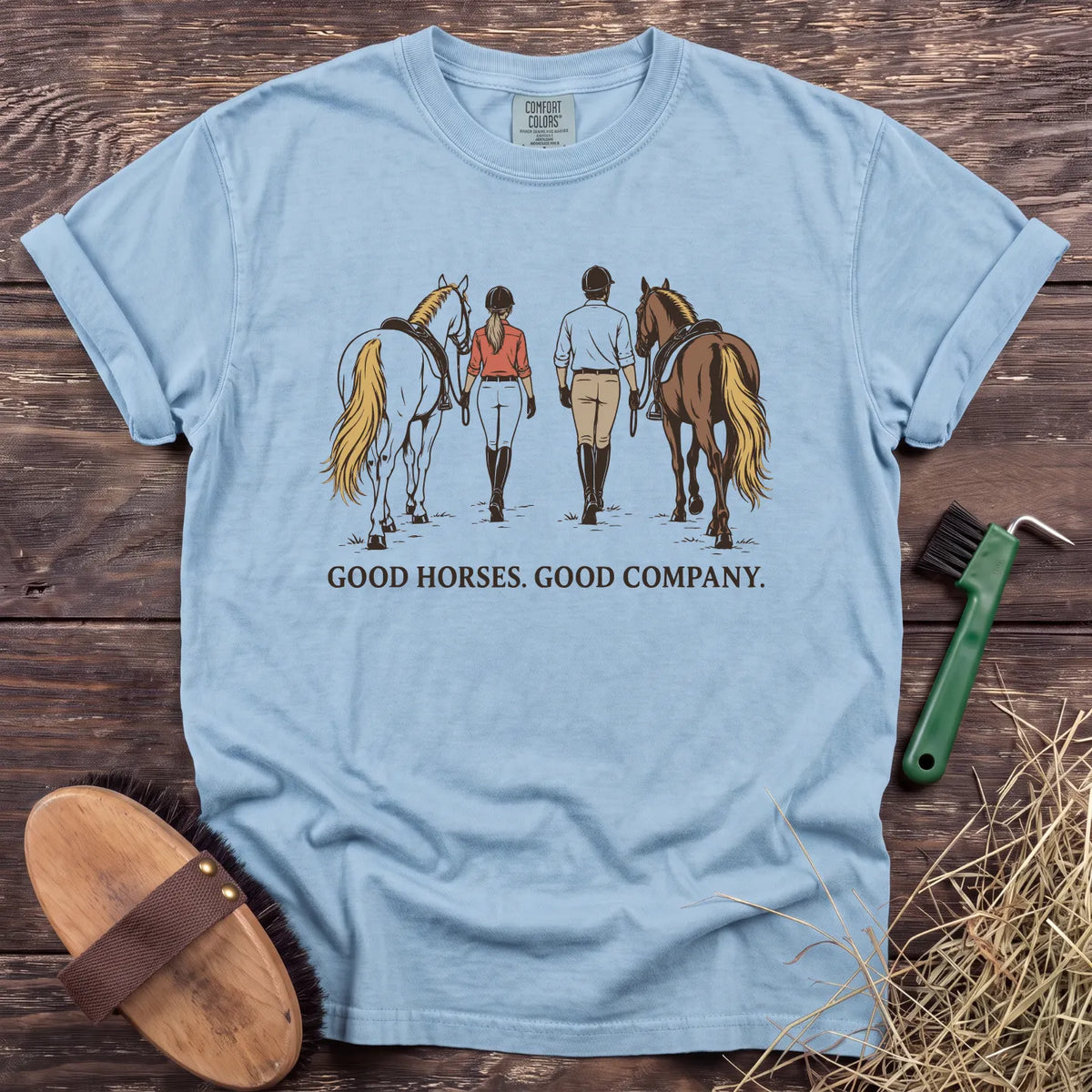 Good Company T-Shirt in Chambray [color: Chambray]