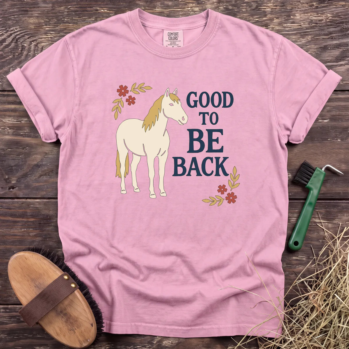 Good to Be Back T-Shirt in Blossom [color: Blossom]