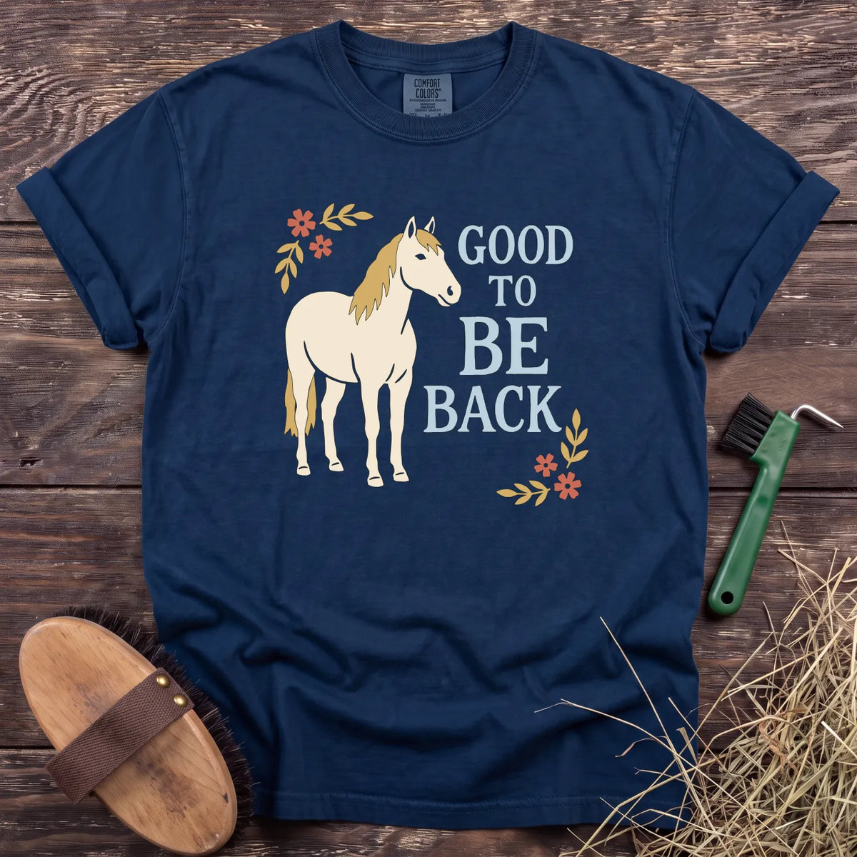 Good to Be Back T-Shirt in Navy [color: Navy]