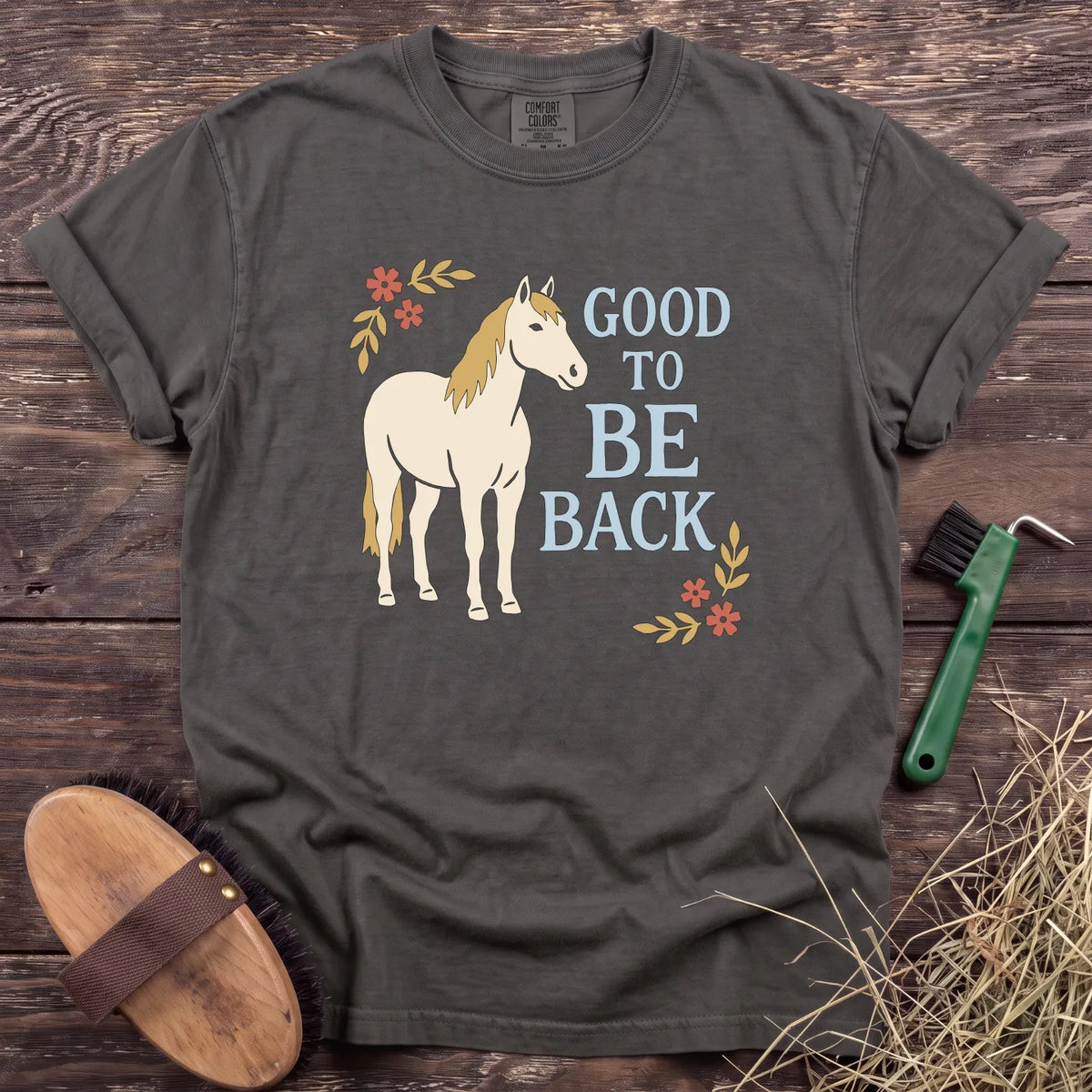 Good to Be Back T-Shirt in Pepper [color: Pepper]