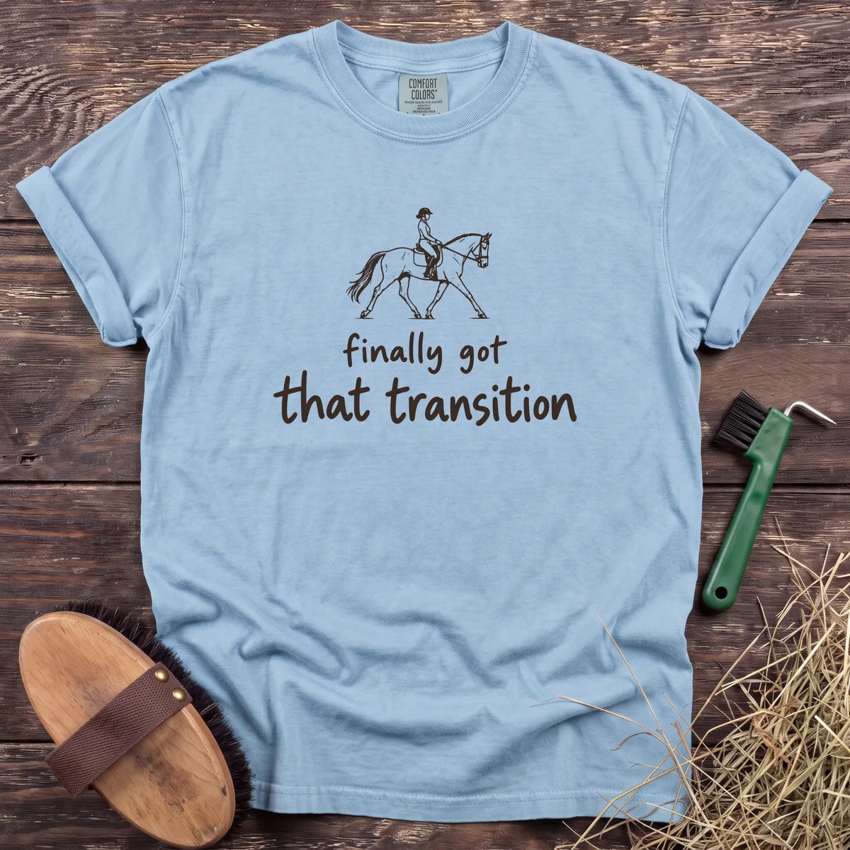 Got That Transition T-Shirt in Chambray [color: Chambray]