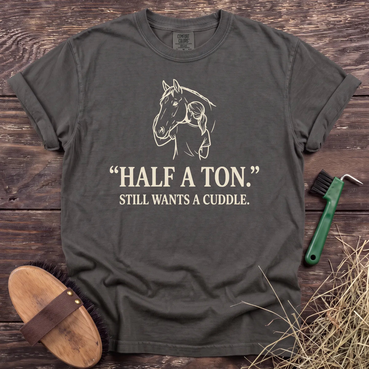 Half a Ton T-Shirt in Pepper [color: Pepper]
