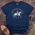 Heels Down, Head High T-Shirt in Navy [color: Navy]