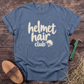Helmet Hair Club T-Shirt in Blue Jean [color: Blue Jean]