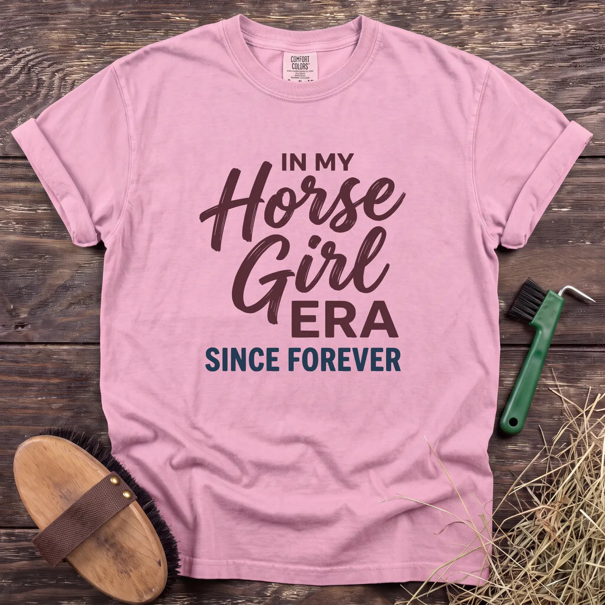 Horse Girl Era T-Shirt in Blossom [color: Blossom]