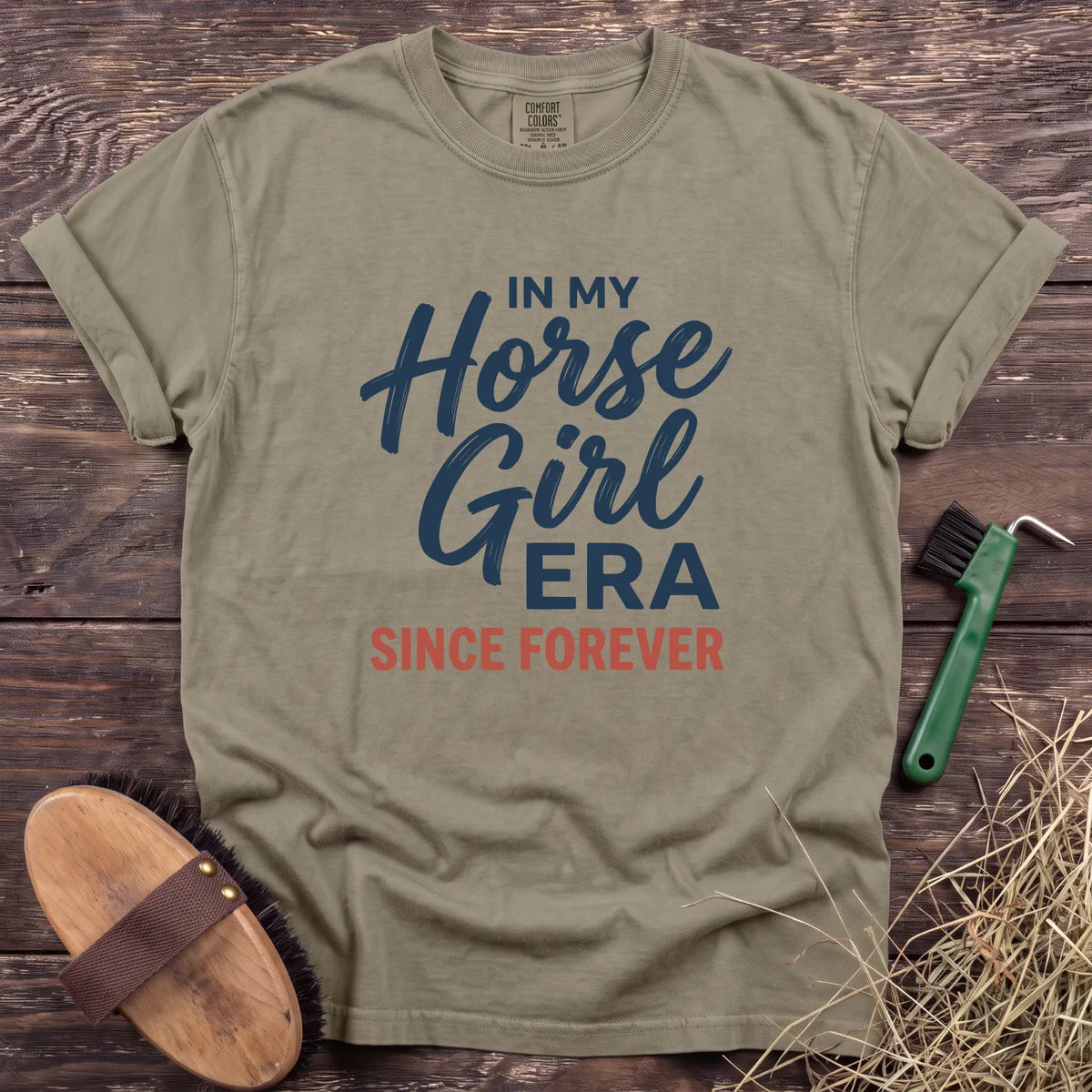 Horse Girl Era T-Shirt in Sandstone [color: Sandstone]