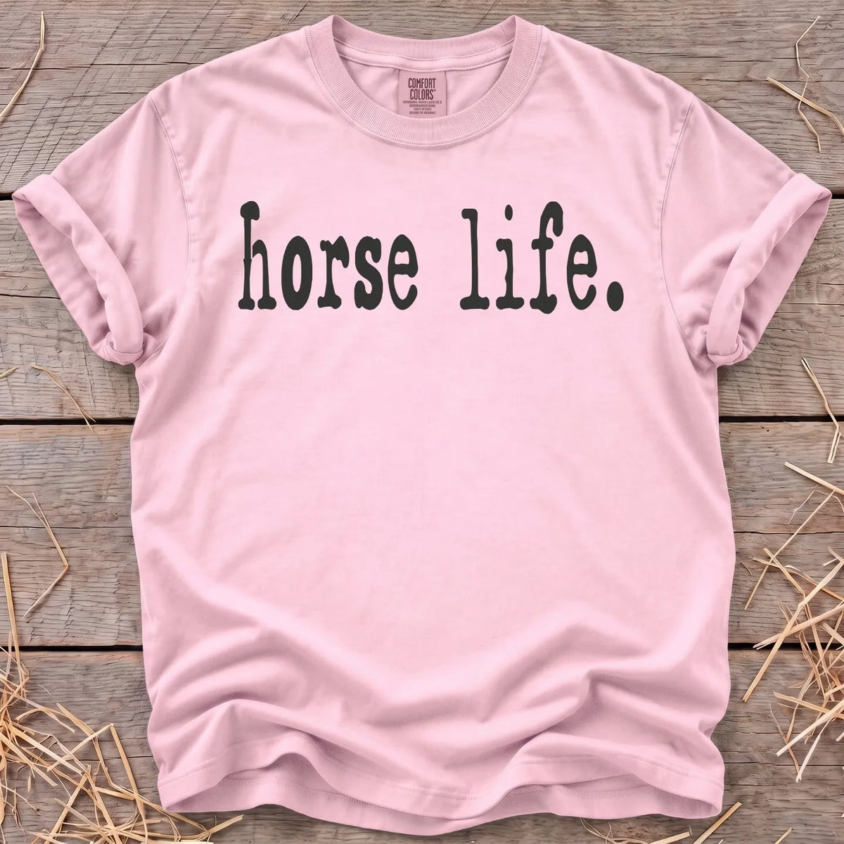 Horse Life T-Shirt in Blossom [color: Blossom]