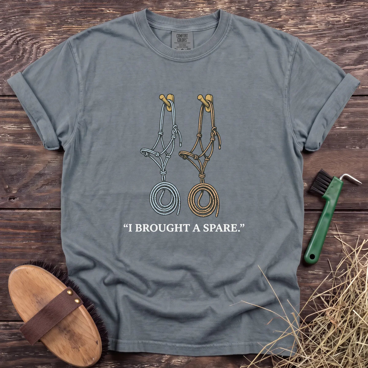 I Brought a Spare T-Shirt in Granite [color: Granite]
