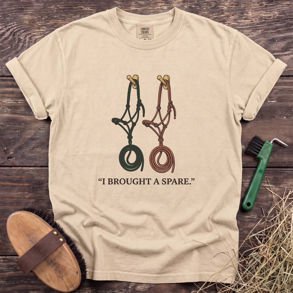I Brought a Spare T-Shirt in Ivory [color: Ivory]