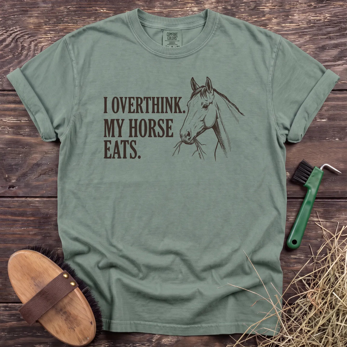 I Overthink T-Shirt in Bay [color: Bay]