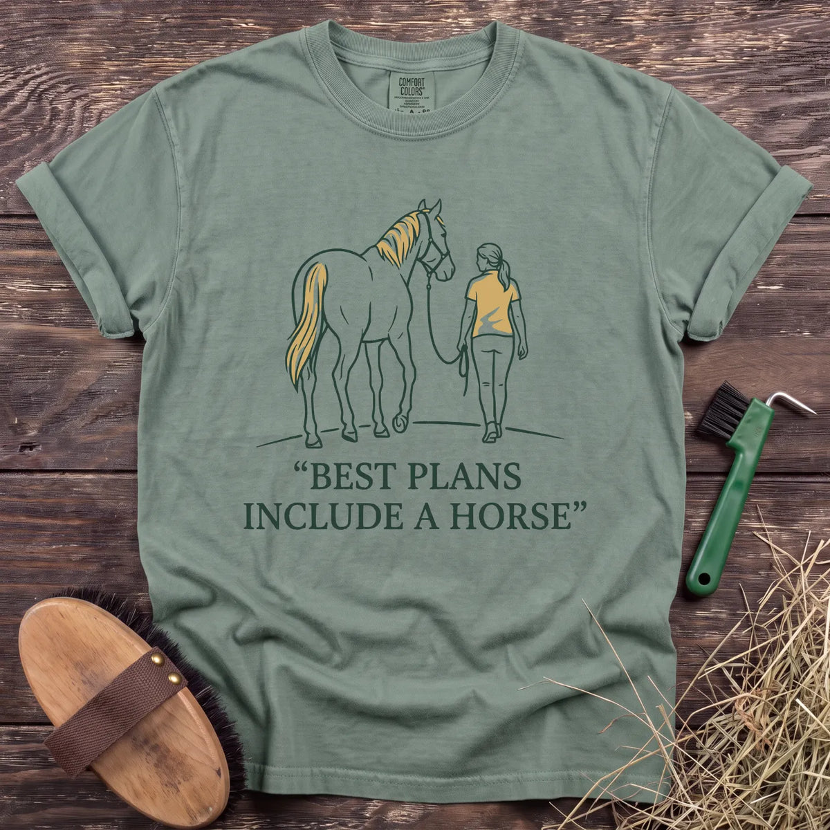 Include a Horse T-Shirt in Bay [color: Bay]