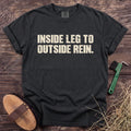 Inside Leg to Outside Rein T-Shirt in Black [color: Black]