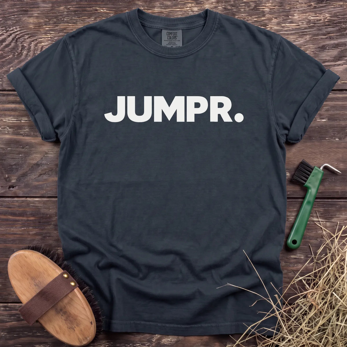 JUMPR. T-Shirt in Graphite [color: Graphite]