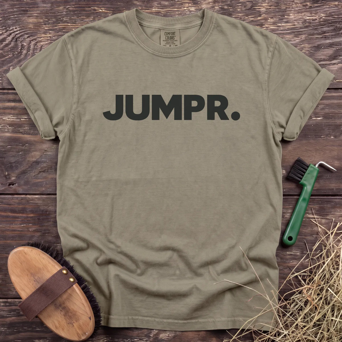JUMPR. T-Shirt in Sandstone [color: Sandstone]
