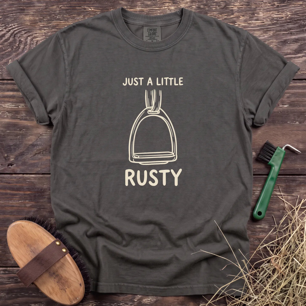 Just a Little Rusty T-Shirt in Pepper [color: Pepper]