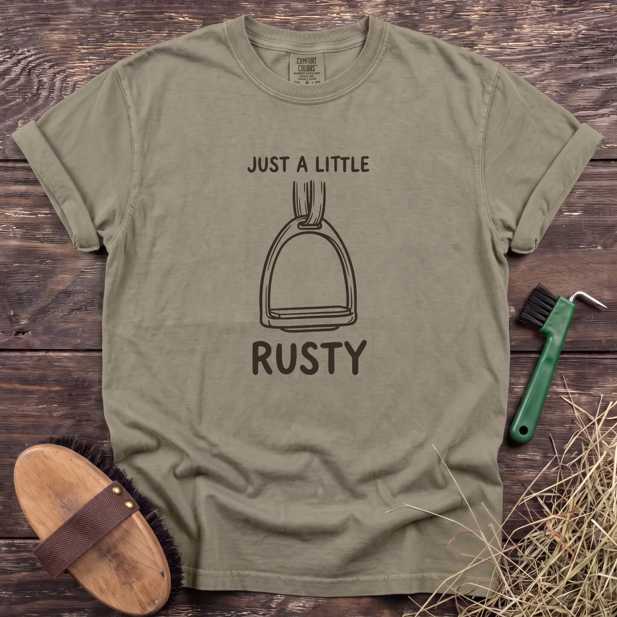 Just a Little Rusty T-Shirt in Sandstone [color: Sandstone]