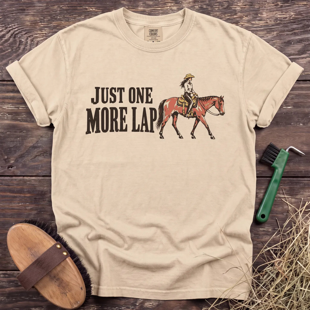 Just One More T-Shirt in Ivory [color: Ivory]