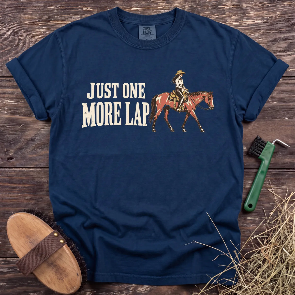 Just One More T-Shirt in Navy [color: Navy]