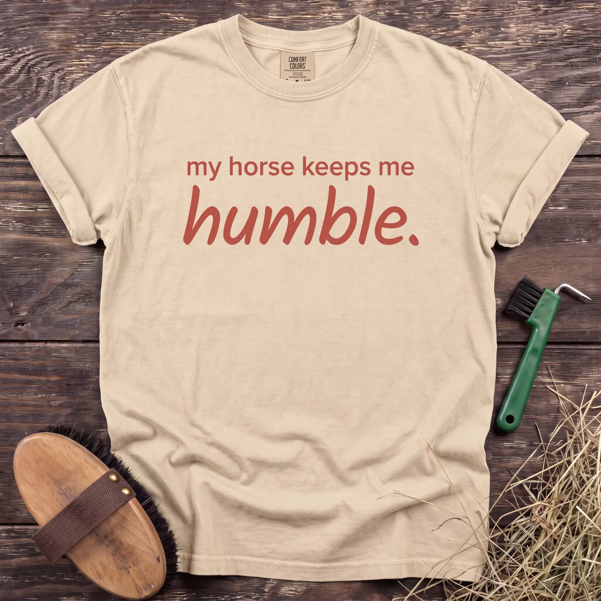 Keeps Me Humble T-Shirt in Ivory [color: Ivory]