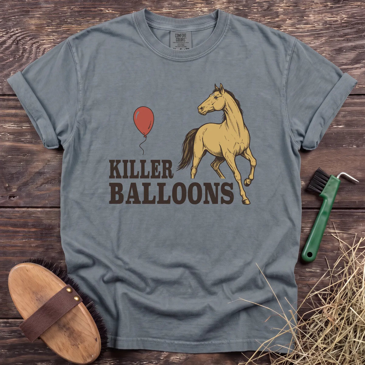 Killer Balloons T-Shirt in Granite [color: Granite]