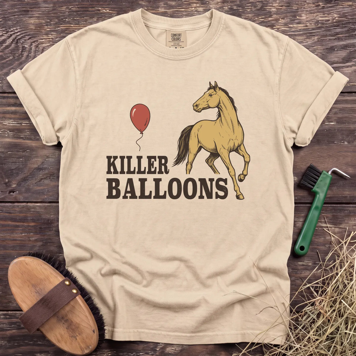 Killer Balloons T-Shirt in Ivory [color: Ivory]