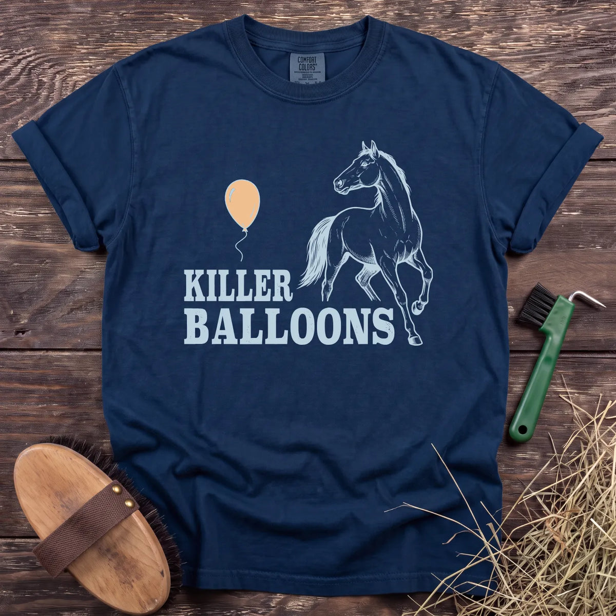Killer Balloons T-Shirt in Navy [color: Navy]