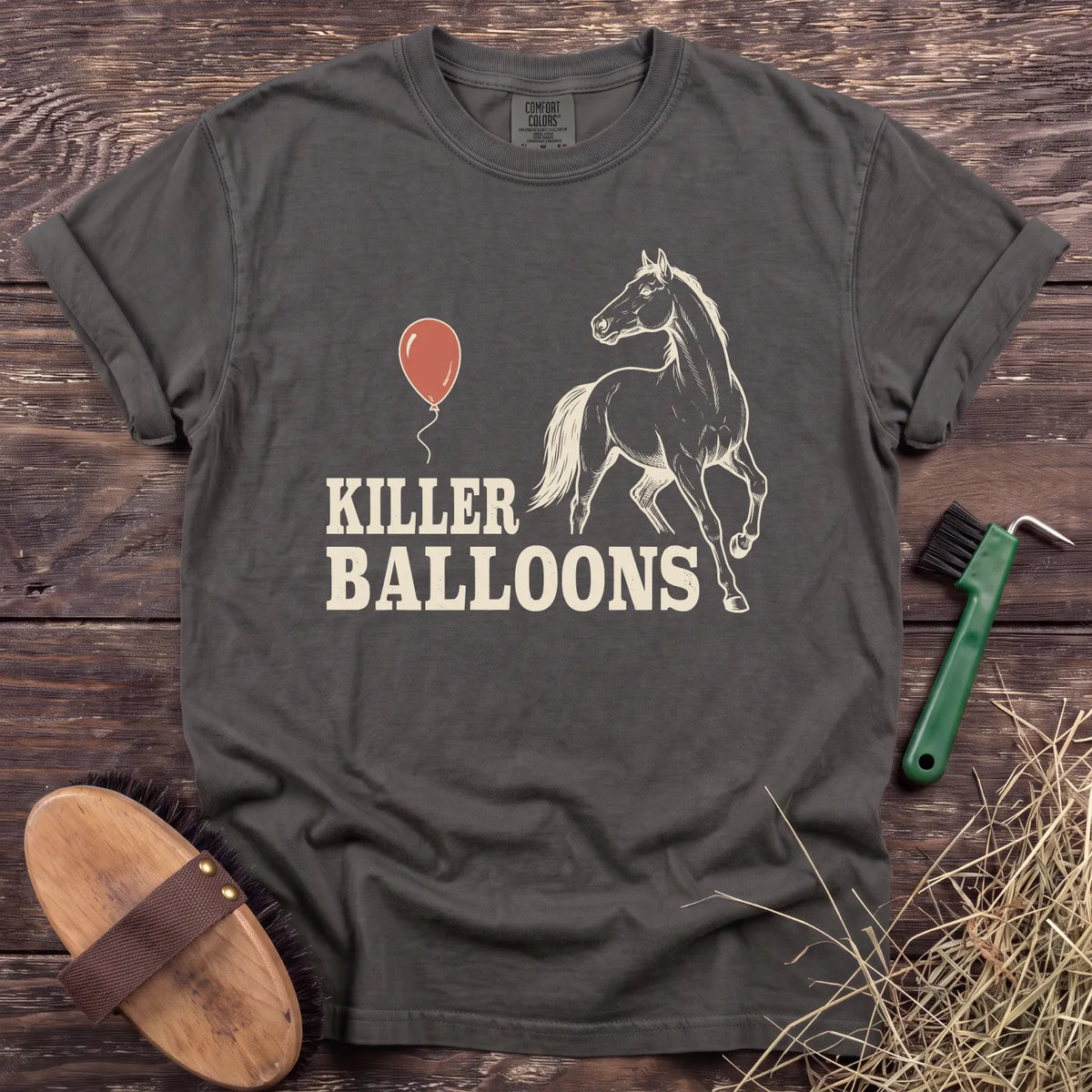 Killer Balloons T-Shirt in Pepper [color: Pepper]