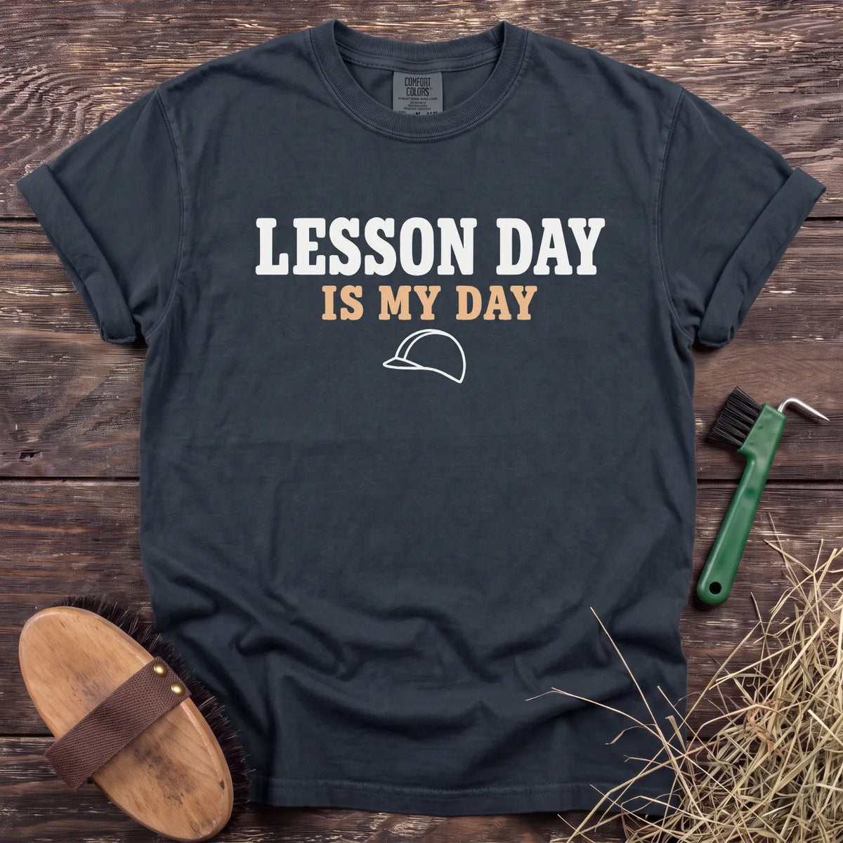 Lesson Day T-Shirt in Graphite [color: Graphite]