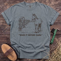 Made It Before Dark T-Shirt in Granite [color: Granite]