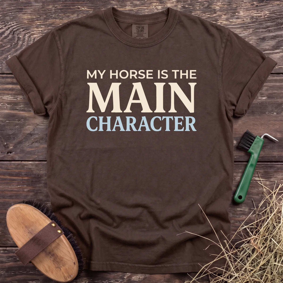 Main Character T-Shirt in Espresso [color: Espresso]
