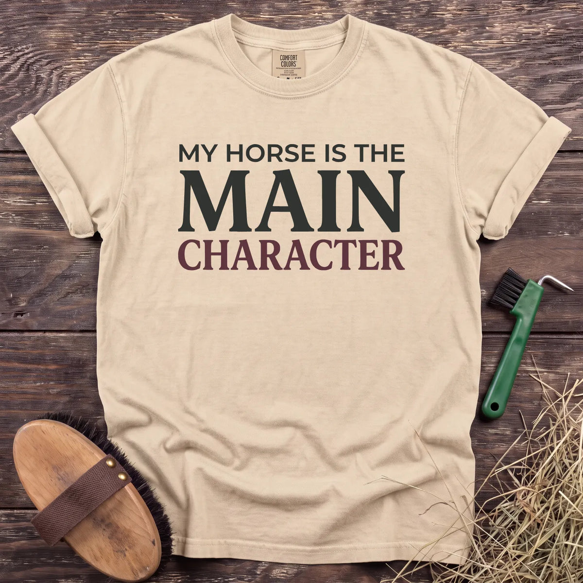 Main Character T-Shirt in Ivory [color: Ivory]