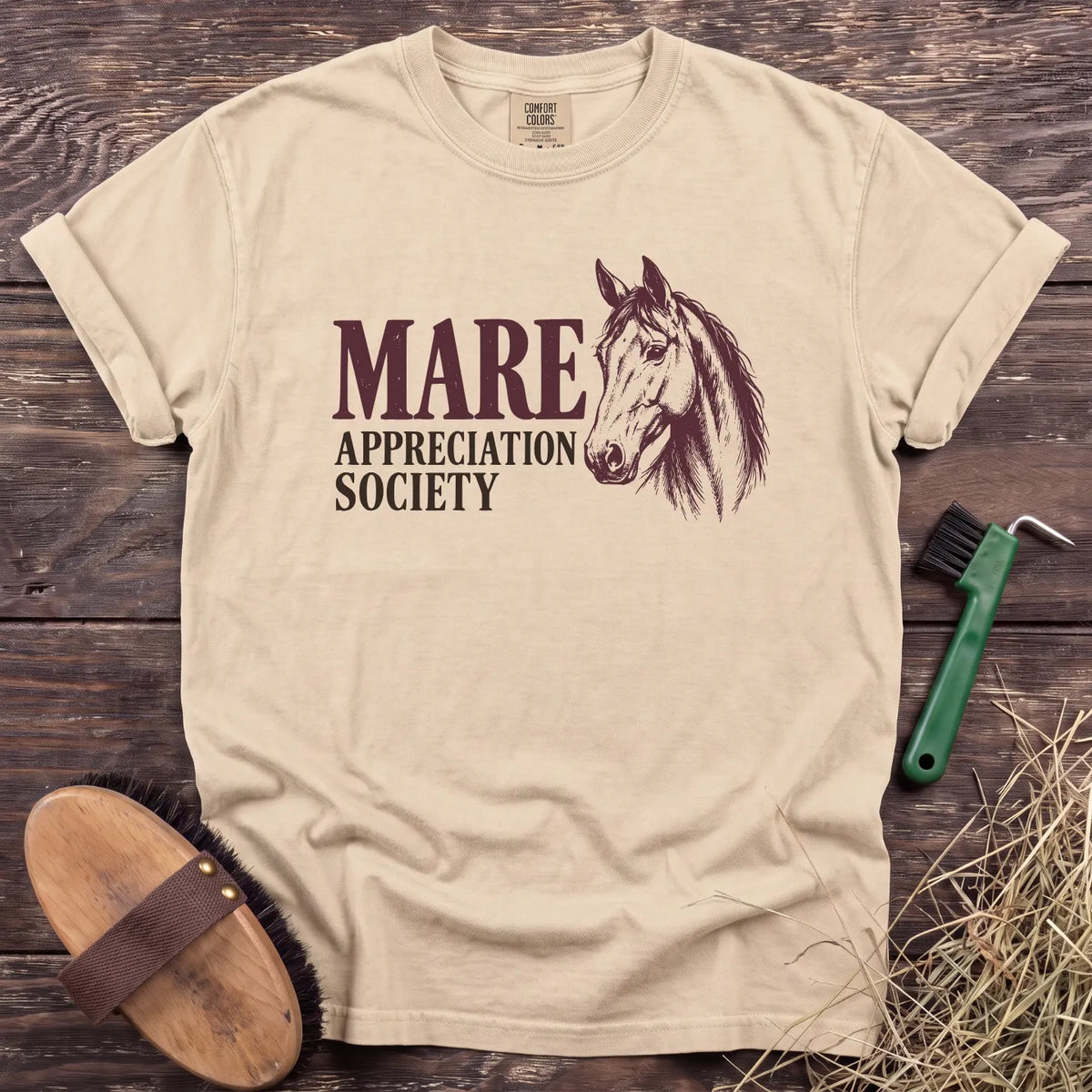 Mare Appreciation T-Shirt in Ivory [color: Ivory]