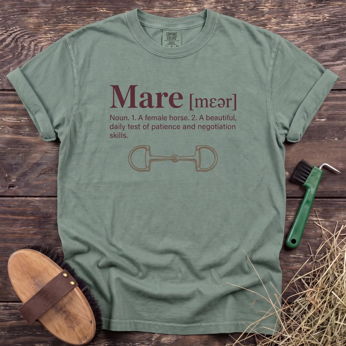 Mare Noun T-Shirt in Bay [color: Bay]