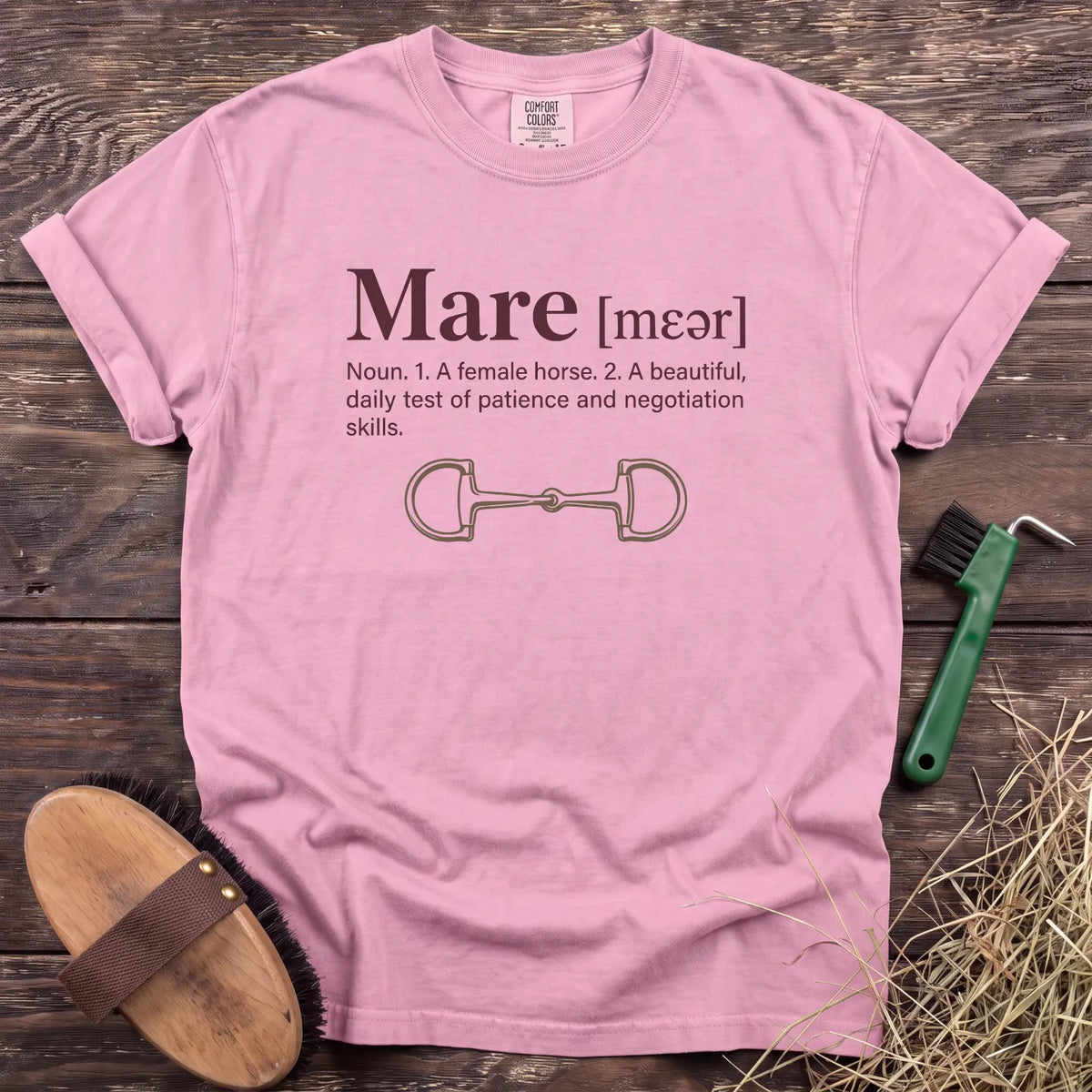 Mare Noun T-Shirt in Blossom [color: Blossom]