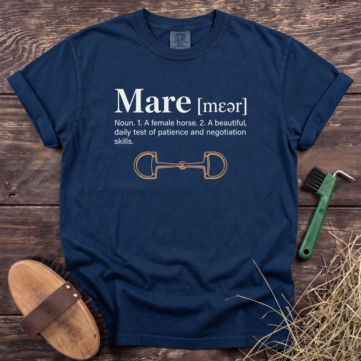 Mare Noun T-Shirt in Navy [color: Navy]