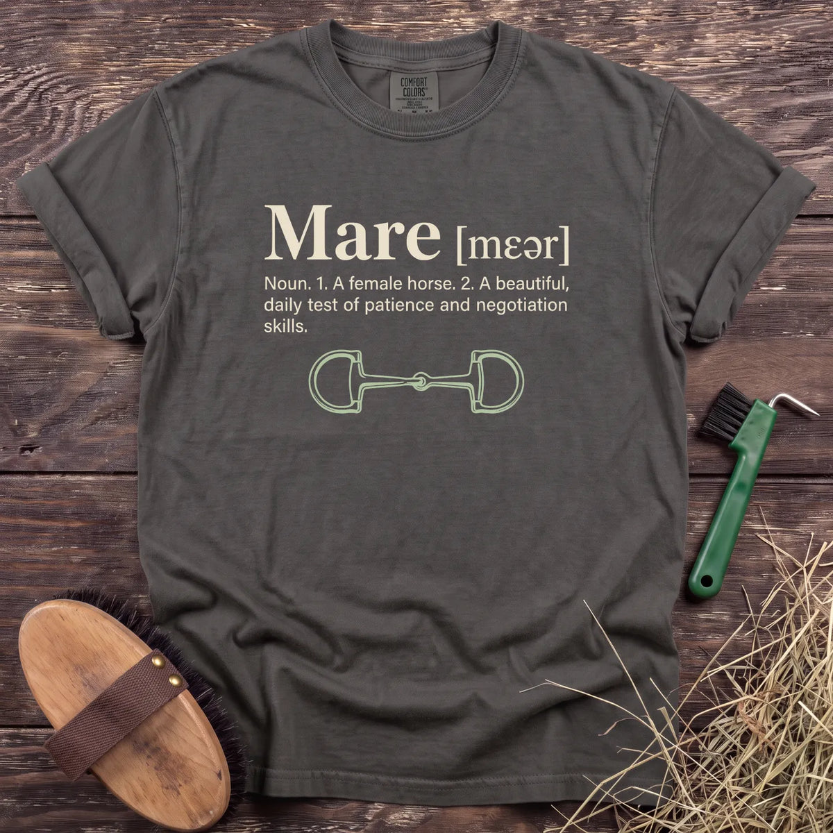 Mare Noun T-Shirt in Pepper [color: Pepper]