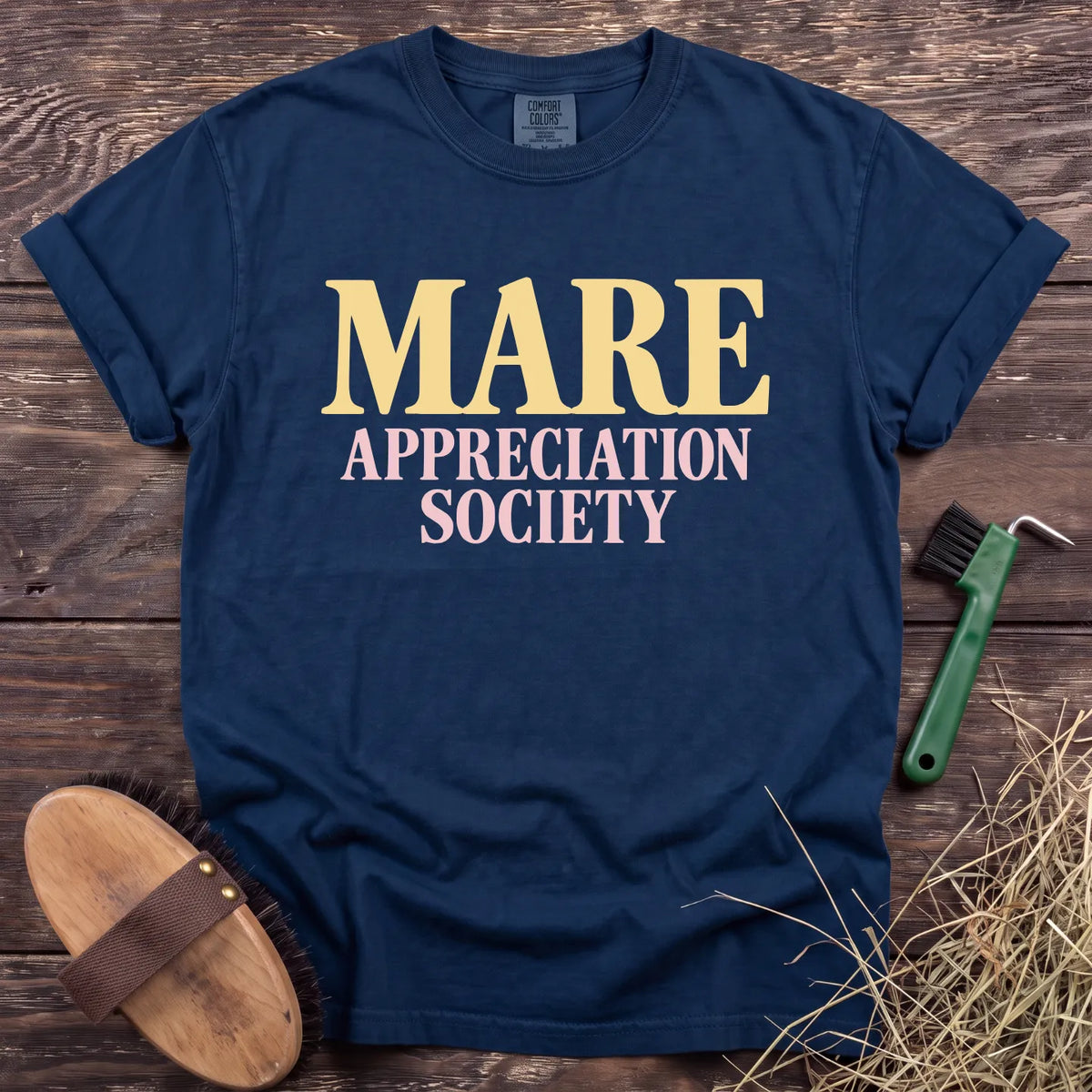 Mare Society T-Shirt in Navy [color: Navy]