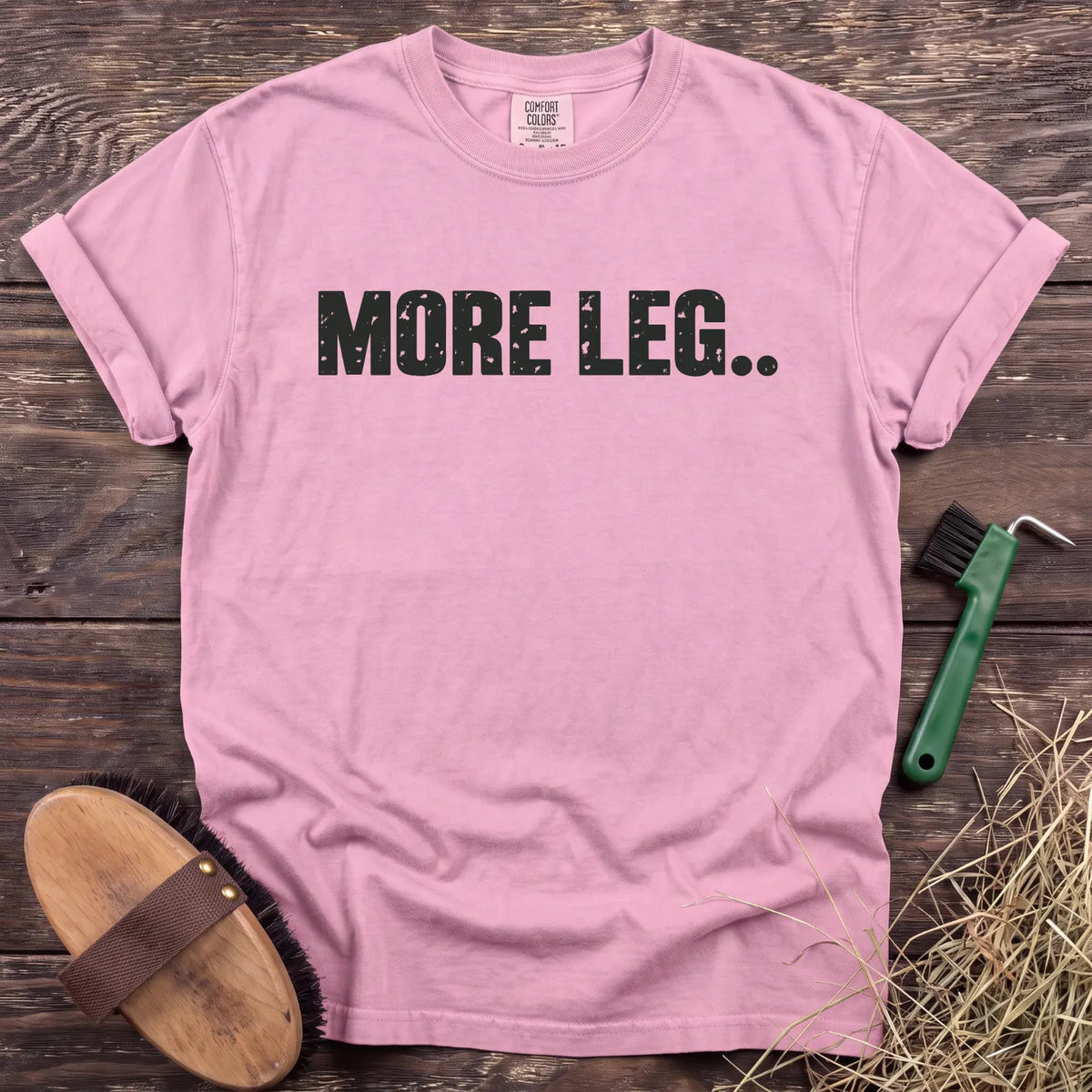 More Leg T-Shirt in Blossom [color: Blossom]