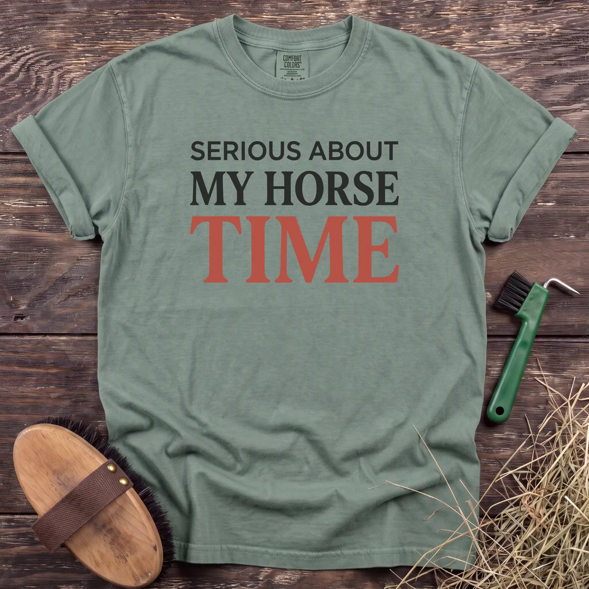 My Horse Time T-Shirt in Bay [color: Bay]
