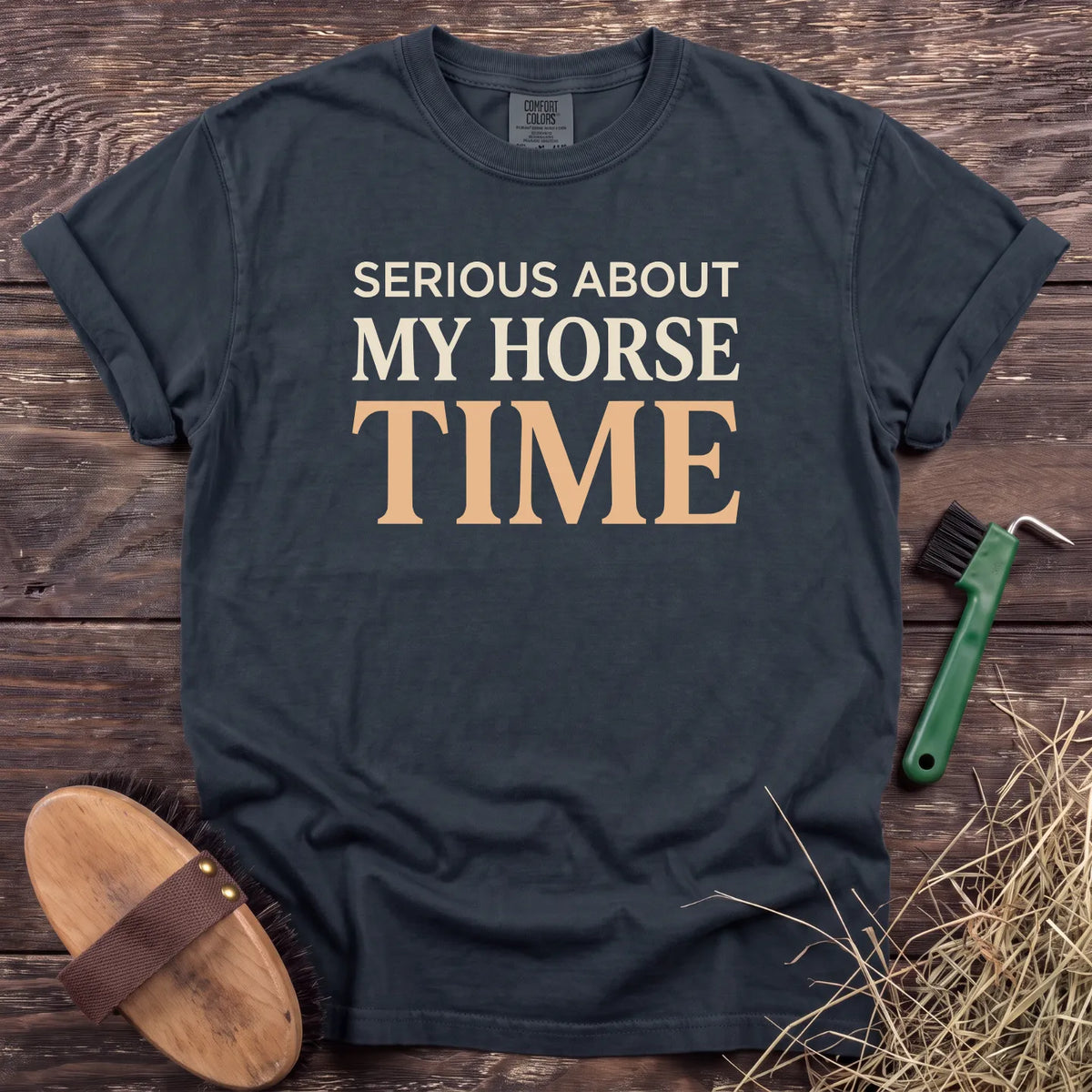 My Horse Time T-Shirt in Graphite [color: Graphite]