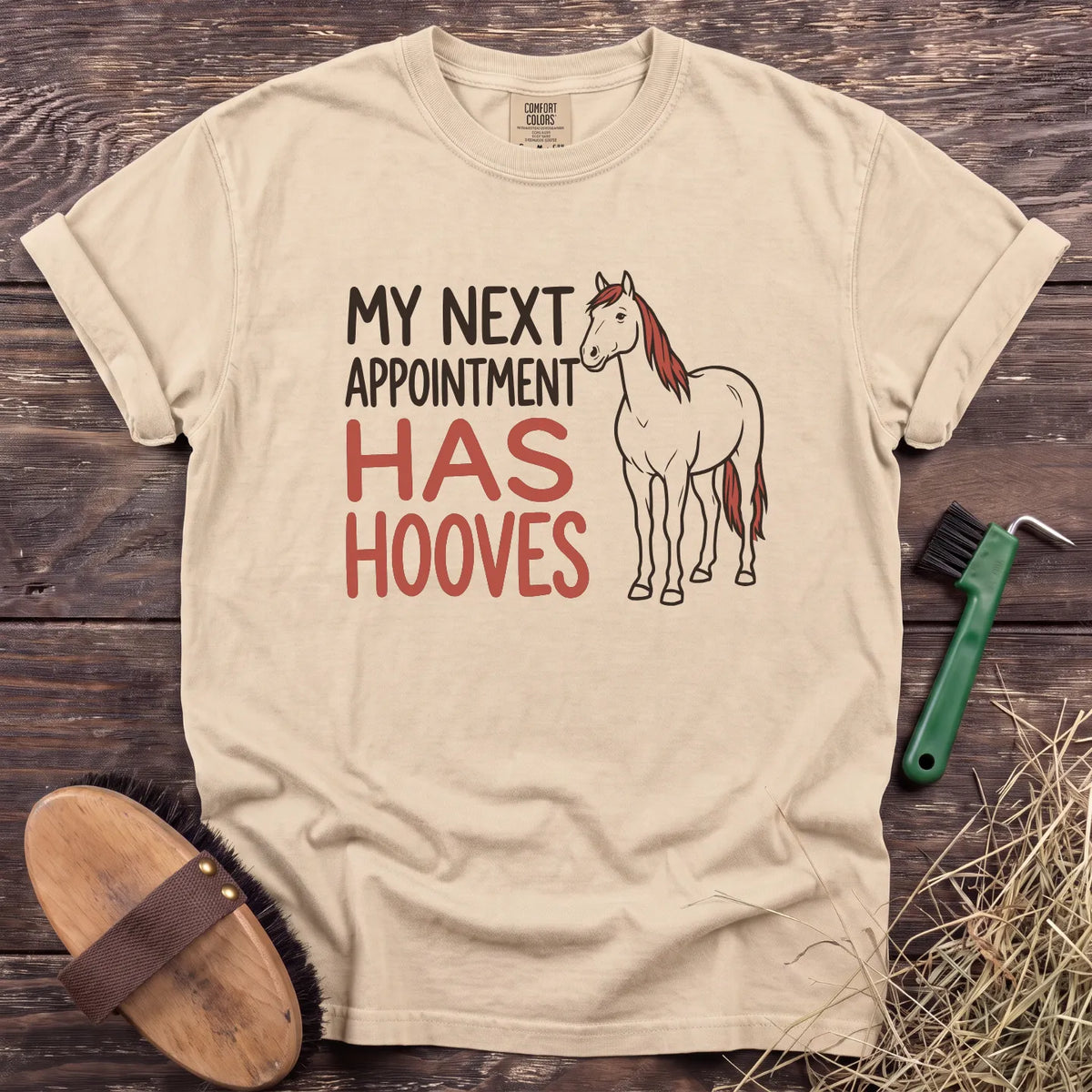 My Next Appointment T-Shirt in Ivory [color: Ivory]