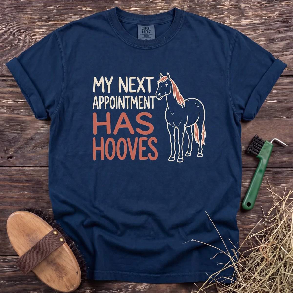 My Next Appointment T-Shirt in Navy [color: Navy]