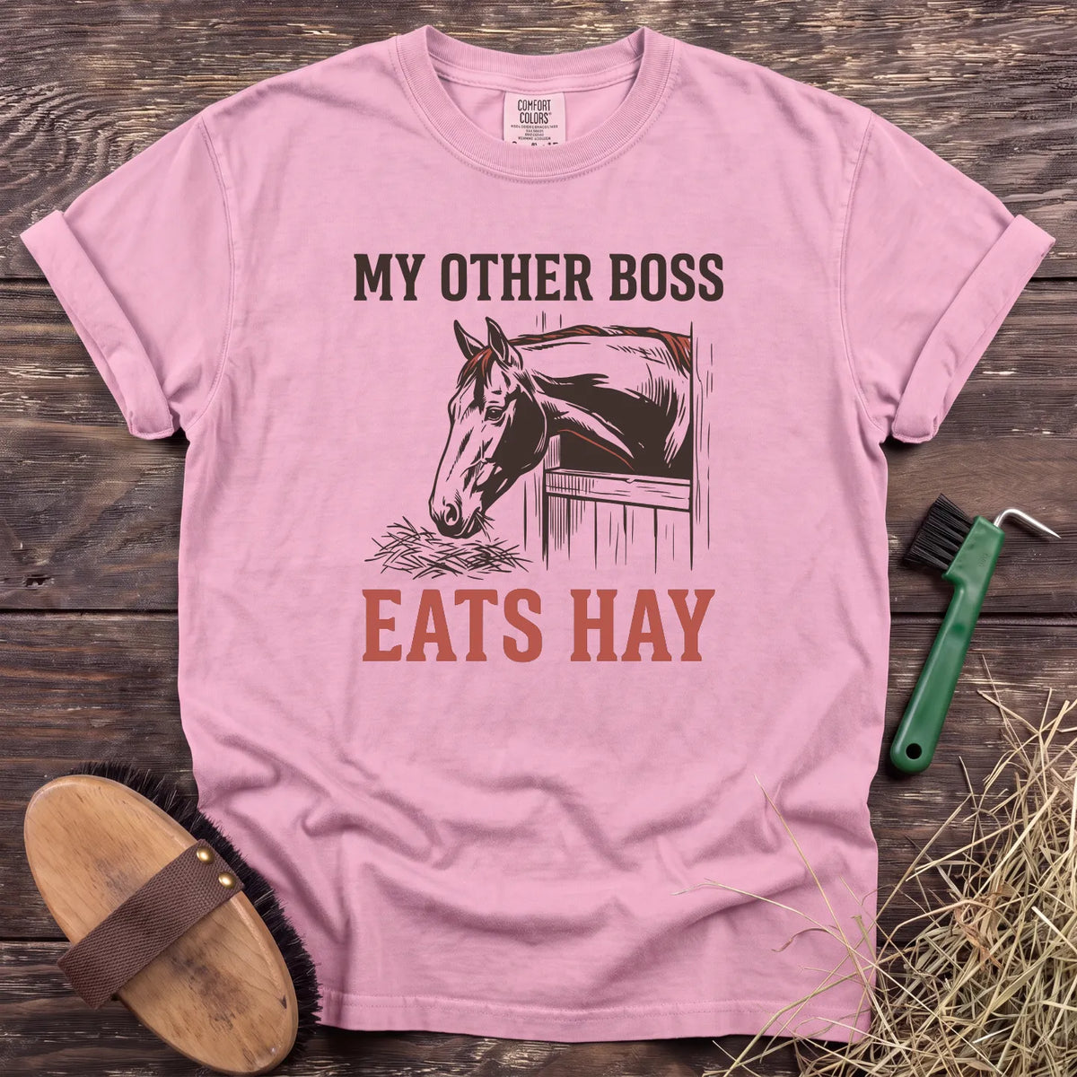 My Other Boss T-Shirt in Blossom [color: Blossom]